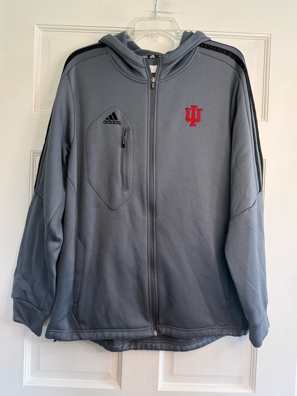 Adidas Indiana University Full Zip Hoodie